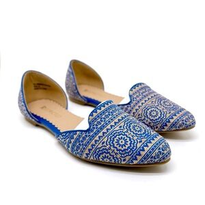Restricted Grandview Flat Slip-on Blue Size 8